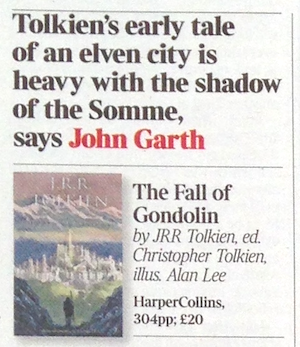 Garth Fall of Gondolin review Times
